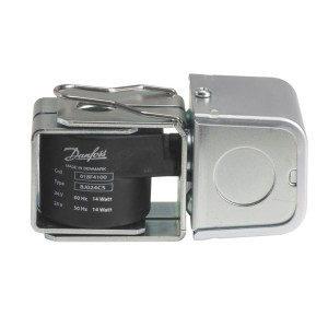 Danfoss 018F4120 Solenoid Coil 208-240 V, 60 Hz, 14 W, 230 V, 50 Hz, 17 W, BJ230CS, Junction Box