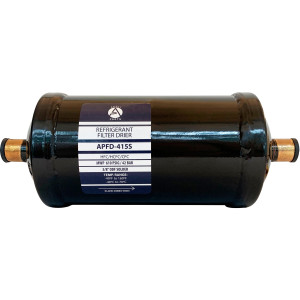 Appli Parts APFD-415S Filtro Secador 5/8 pulg para linea Liquido para Sistemas de Refrigeracion y aire acondicionado 415S ODF Soldable Universal Unidireccional 241mm Largo 95mm Ancho