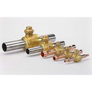 Danfoss 009G7410 Valvula de Cierre tipo Bola de conexion soldable de 35mm Butt Weld GBCH 35s, R744, CO2, MWP 1305psi WT -40C a 100C Remplaza 009G7410 