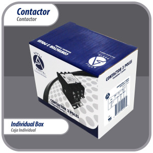 Appli Parts APAC-35024 Contactor 3 Polos 50A 24V Bobina Repuesto para Compresores de CA y Aplicaciones Electricas Certificacion UL E476929 de Trabajo Pesado