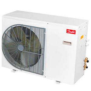 Danfoss Unidad Condensadora 2.5HP 230V/3Ph/60Hz R134, R404, R448, R449, R452, R513 MBPSlim Pack HPZP028D20Q 1 Ventilador con Compresor Reciprocante MTZ28-3 58dB 115F0607  