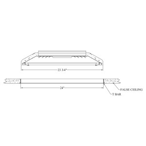 Steel Perforated Diffuser 24 x 24 x 12 in Neck with Insulation DPA12 Vermont