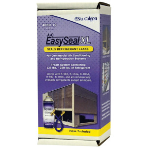 Nu-Calgon 4050-10 Sellador de Fugas EasySeal-XL - 8 oz, Sirve para Sistemas que Cotengan entre 125-250 Lbs de Refrigerante