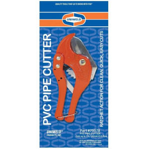 Uniweld 70078 Alicate Corta PVC tipo Ratchet hasta 1-5/8 pulg