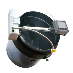 Onezone Wireless Thermostat Battery Powered Duct Zone Damper 6" Onezone06tw