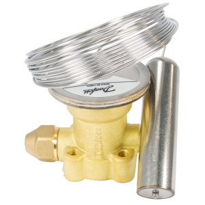 Danfoss 067B3287 Thermostatic Valve Element for R22,R407 1/4in Flare Equalization Port Temp Range -75F to -15F MOP -5F Capillary Tube 197 in TE 20 Includes Bulb Strap