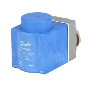 Danfoss 018F6710 Bobina para Solenoide 100-115 V,60 Hz, 13 W, 50 Hz, 11 W, IP20, BE115CS, Caja de Terminales
