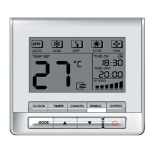 Wired Thermostat For Vrf Max. 16 Groups