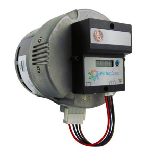 US Motors 1 hp 1800 rpm, 10 poles, 1 shaft, OPAO Enclosure, Ecm 1 speed, Frame 48, CW, Lead End 120-240v, 60 hz, 1 ph, 8450UI M055DSE0750013B