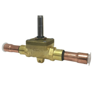 Appli Parts APSOV-58CS Valvula Solenoide Cuerpo 5/8 pulg ODF Soldable, normalmente cerrada NC, Bobina no incluida, para refrigerante tipo CFC HCFC y HFC