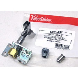 Robertshaw Pilot Uni-Kit 1830-491 Bracket Type 10 LP or Natural Gas Replaces: Vulcan Hart 112212-1 Hobart Corp 412212-1 UNI-LINE 64111 