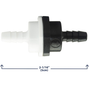 SpeedClean CJ2-07-1 Water Tank Check Valve, 1/4 Bard 1/3 PSI  
