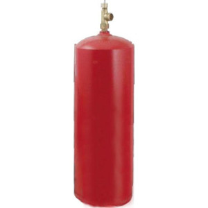 Uniweld B40 Tanque para Acetileno Rojo 40 Pie Cub. Dimension Ext. 6 Pulg. Alt. Con Valvula 23.25pulg. Peso 25lbs Conexion CGA 520 Especificaiones DOT