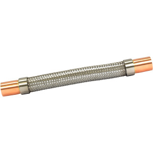 Appli Parts APVE-118 Antivibrador 1-1/8 pulg Soldable Eliminador de Vibracion 33cm Largo 450psi presion maxima de trabajo y 3.265psi presion de rotura Appli Parts APVE-118 Antivibrador 1-1/8 pulg Soldable Eliminador de Vibracion 33cm Largo 450psi presion maxima de trabajo y 3.265psi presion de rotura