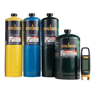 Bernzomatic Balanza Digital Medidor Combustible 423678
Compatible con cilindros desechables con conexion CGA600, Inluyendo combustibles de 14oz y Propano Camping gas de 16oz