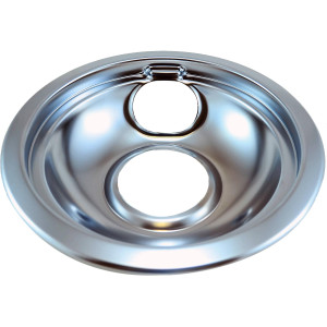 Whirlpool WPW10196406 Genuine OEM Burner Drip Bowl 6 inch 