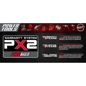 Taladro Percutor 1/2in Promaker PRO-TP500
Voltaje - Frecuencia 120V - 60Hz
Potencia 500W
Velocidad 0-2800rpm
Tamano de mandril 1/2in (13mm)
Peso 2.10Kg
Cable 2m