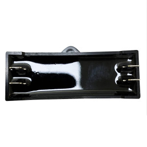 Appli Parts Fan Capacitor 12 mfd (microfarads) uf 250 VAC with 4 Terminal Connections compatible with any brand within the same range of capacitance 2-1/4in Width 7/8in Depth 1-3/4in Height CAP-12-250