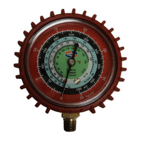 Uniweld G29LD-1 Esfera de Manometro Roja Alta R-12/R-22/R-134a Psi-Kg/Cm2- F Uniweld G29LD-1 Esfera de Manometro Roja Alta R-12/R-22/R-134a Psi-Kg/Cm2- F