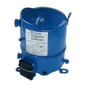 Danfoss MTZ36JG1AVE 3HP R404,R407,R134,R448, MBP Reciprocating Refrigeration Compressor 208-230/1/60 (V/Ph/Hz), Discharge 1 in V06, Suction 1-1/4 in V09, Rotolock, POE Oil,MTZ36-1V
