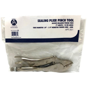 Appli Parts APT-PP201 1/8 to 1/4 in Tube Sealing pinch off clamp Pliers 7 in long for Refrigeration Applications