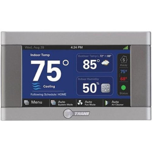 Thermostat A/C Trane Xl824 24v Digital Color Touchscreen 4.3" Wi-Fi System Thermostat A/C Trane Xl824 24v Digital Color Touchscreen 4.3" Wi-Fi System