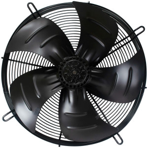 Appli Parts AXF-630-4 24-3/4 in Axial Fan Motor Guard Mounted Fan Blade 220-440 V, 3 Ph, 50-60 Hz, 900 W, 1550 rpm, Universal replacement for Cold Room Evaporators and Condensing Units, Work Temp -22 F to 140 F 