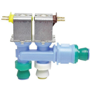 Robertshaw Dual Icemaker Water Valve Imv-322 
Fit: Whirlpool 12956102, 67006322