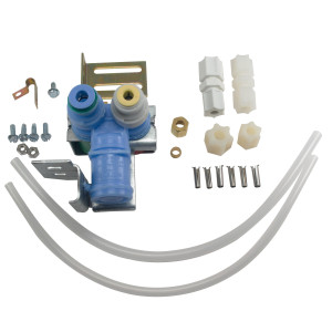 Whirlpool 4318046 Valvula de Agua Refrigerador incluye kit de conversion de conexion rapida a conectores roscables 
Sirve 2188542 2182106 TJWV8046 1022 2002182 3307 4210533 46004210533 627403 627431 627580 627859 627890 627937 627963 628164 628184 628185 