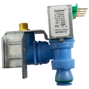 Whirlpool 4318046 Valvula de Agua Refrigerador incluye kit de conversion de conexion rapida a conectores roscables 
Sirve 2188542 2182106 TJWV8046 1022 2002182 3307 4210533 46004210533 627403 627431 627580 627859 627890 627937 627963 628164 628184 628185 