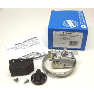 Ranco A12-700-003 Thermostat Series Application A12 Series Constant Cut-In Control Capillary Length 84 inch Cut-In 37f Normal Off 18f Warm Off 26f
