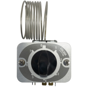 Danfoss 077B7100 Thermostat 1 Door Refrigerators 077B7100 077B0967L Cold Cut-in +14.9F Cold cut-out -0.4F Warm Cut-in +47.3F Warm Cut-out +37.4F Capillary tube length 47.2in B0
Fit: K50P-1125-001
