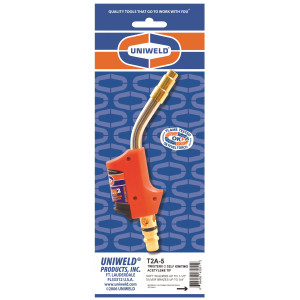 Uniweld T2A-5 Boquilla para Soldar con Acetileno Twister, Solda cobre de 1/4 a 1-1/2 pulg Uniweld T2A-5 Boquilla para Soldar con Acetileno Twister, Solda cobre de 1/4 a 1-1/2 pulg