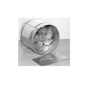 Carcasa de Acero Resistente Acme para todos los ductos de 6 pulgadas para arriba,  240 CFM 240V 0.2 Amperios 3000 RPM Aspa de Plastico Model 9000-02
