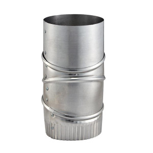 Lambro 433 Aluminum Adjustable Elbow 90 Degree 6 inch 