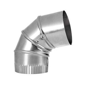 Codo de 90 Grados Ajustable Aluminio 6in Lambro 433 Codo de 90 Grados Ajustable Aluminio 6in Lambro 433