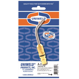 Uniweld Boquilla De Soldar Twister A-3 Aire/Acetileno 43020 Uniweld Boquilla De Soldar Twister A-3 Aire/Acetileno 43020
