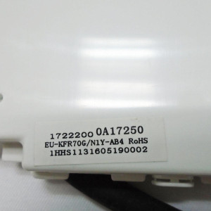 Display para equipos de aire acondicionado unidad interna Evaporador  EU-KFR70G/N1Y-AB4.JD.GN.WXXS.XK1.8 RoHS 17222000A17250 Sirve ecox
