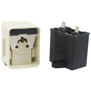  Appli Parts W10613606 Refrigerator Compressor Start Relay and 15 mfd 250 VAC Capacitor replacement for multiple models including Kemore, Whirlpool, Amana, W10416065, PS8746522, 67003186