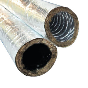 Ducto Aislado Flexible Doble Laminado Aeroduct 8" X 25ft Adi1008