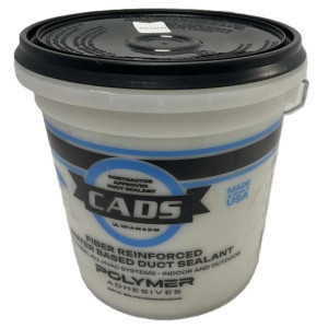 CADS CADS-1 Sellador de Ductos Blanco, Base Agua, 1 Galon