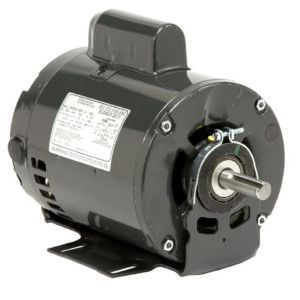 US Motors 1-1/2 hp 3450 rpm, 2 poles, 1 shaft, ODP Enclosure, 1 speed, 6.3 diameter, Reversible, 115-230, 60 hz, 1 ph, D32CPA1PH9
