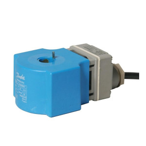 Danfoss 018Z0291 Solenoid Coil 24 VDC, 60 Hz, 23 W, IP65, BL024D, 2 m Cable