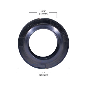 Appli Parts LMB-002 AZ911799509 Sello Superior de la Transmision LMB-002 Lavadora Compatible con Mabe usado en WH38X10002 diametro externo 25 mm y grosor de 9 mm