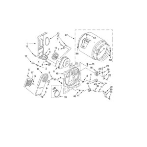 3387134 Appli Parts Dryer Cycling Thermostat 3387134AP Compatible With 3387135, 3387139, WP3387134VP, 306910, 3387134, L-155-25