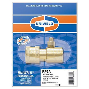 Regulador Unitorch Con Acople Tipo "A" Uniweld Rp3a
