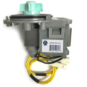 Appli Parts APDP-351AC EAU61383503 Washing Machine Drain Pump Motor 35 W, 110 V, 60 Hz With Cable Compatible with LG EAU62263303, 4681EA2001C, 4681EA2001S, 4681EA2002H, 4681EA2001V, 4681EA2002D, LP3503