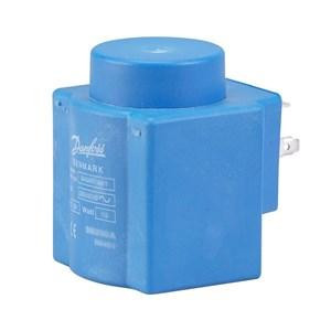 Danfoss 018F7358 Solenoid Coil 24 V, 50 Hz, 11 W, IP100, DIN Spades