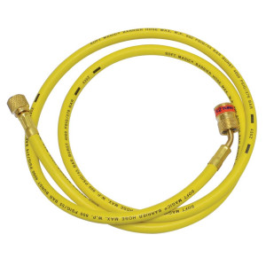 Uniweld Manifold Hose Yellow 60 in CFC HCFC HFC R410 Ez-Turn Anti-Blowback 93012