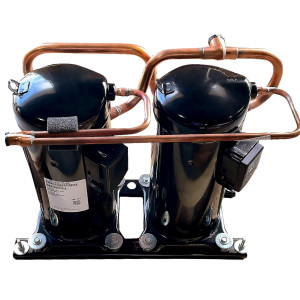 Compresor tandem Copeland A.A. Scroll 12T 144.000Btu 2 compresores 6T 72.000 380V/50Hz 460V60Hz ZRT144KCE-TFD Compresor tandem Copeland A.A. Scroll 12T 144.000Btu 2 compresores 6T 72.000 380V/50Hz 460V60Hz ZRT144KCE-TFD